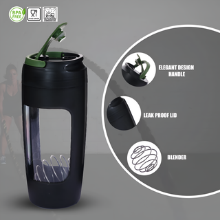 BPA-Free Gym Shaker with Mixer Ball