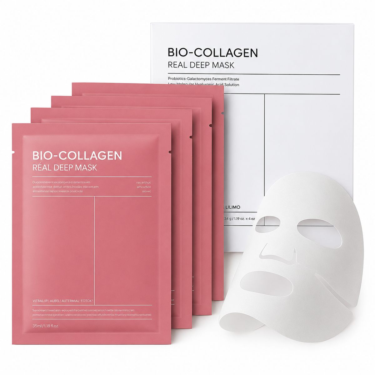 Bio-Collagen Real Deep Mask (Pack of 4)