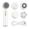 Trulycart 5-in-1 USB Rechargeable Electric Facial Cleansing Brush