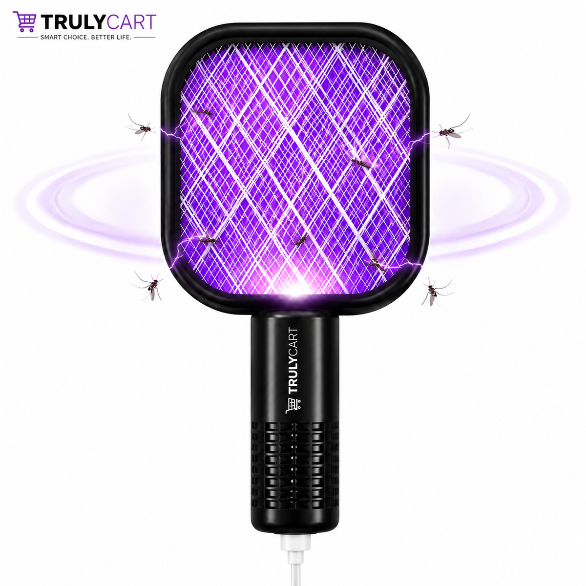 USB Rechargeable Electric Mosquito Racket